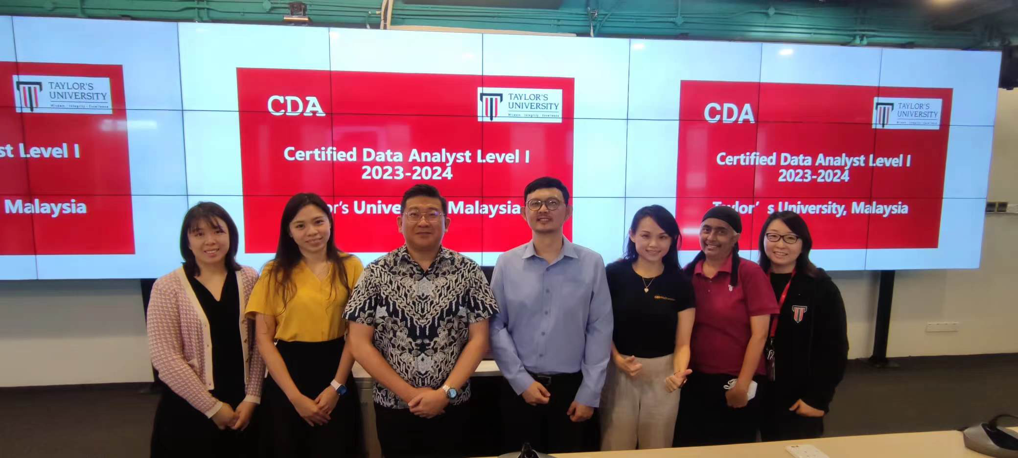 馬來西亞泰萊大學商學院成功舉辦CDA認證頒發典禮